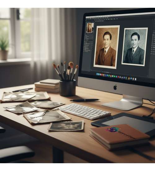Expert Old Photo Restoration Service - Professional Service - Samrand Digital