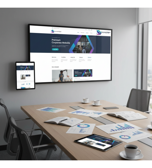 Premium Corporate Website Design - Professional Service - Samrand Digital